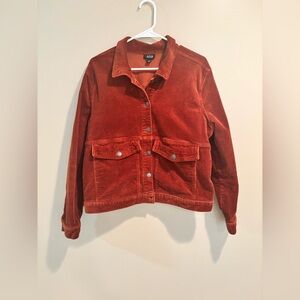 a.n.a Terracotta Corduroy Jacket